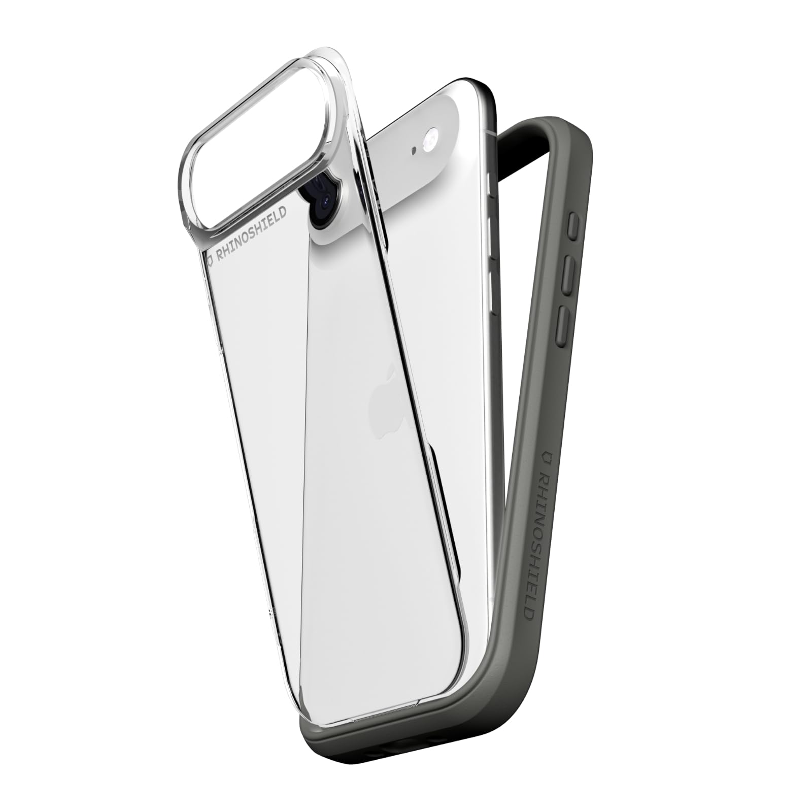 RhinoShield Phone Case Compatible with iPhone 17 Pro Max | Mod NX - Modular Protective Bumper Case Without Backplate, Slim Design, Shockproof with Military Grade Drop Protection - Graphite