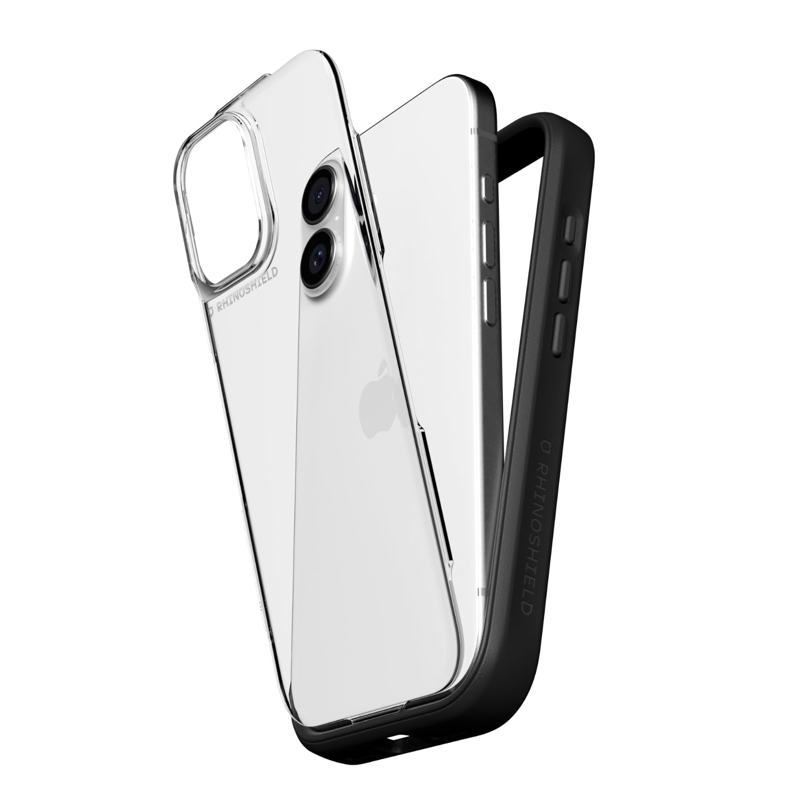 RhinoShield Phone Case Compatible with iPhone 17 Pro Max | Mod NX - Modular Protective Bumper Case Without Backplate, Slim Design, Shockproof with Military Grade Drop Protection - Graphite