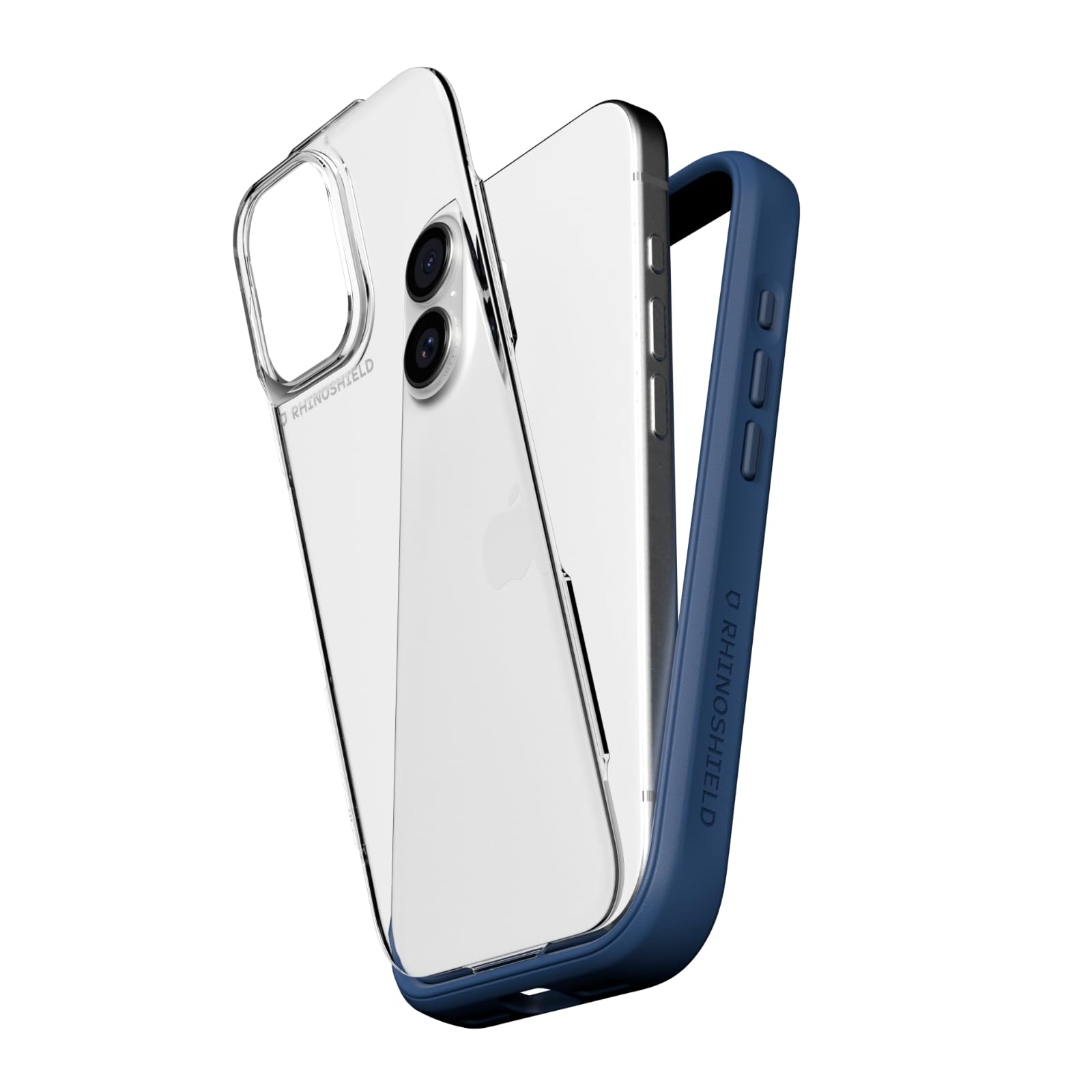 RhinoShield Phone Case Compatible with iPhone 17 Pro Max | Mod NX - Modular Protective Bumper Case Without Backplate, Slim Design, Shockproof with Military Grade Drop Protection - Graphite