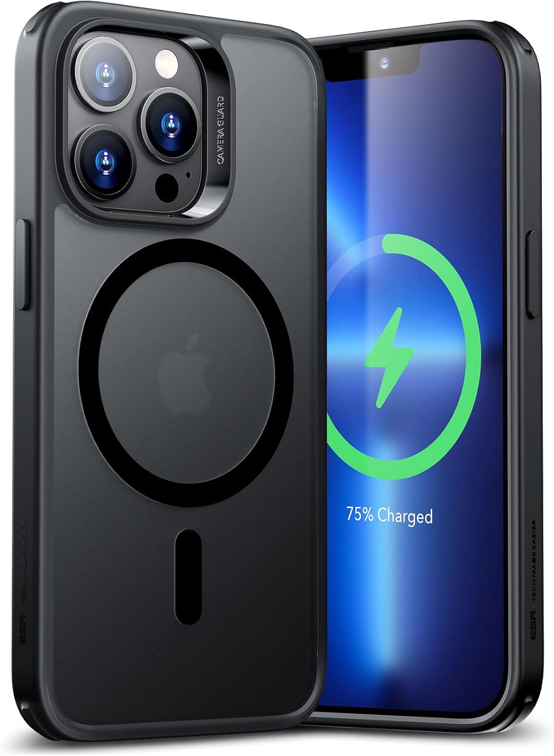 ESR for iPhone 17 Pro Max Case, Camera Control, Compatible with MagSafe, Shockproof Military-Grade Protection, Magnetic Phone Case for iPhone 17 Pro Max, Classic Hybrid Case, Clear