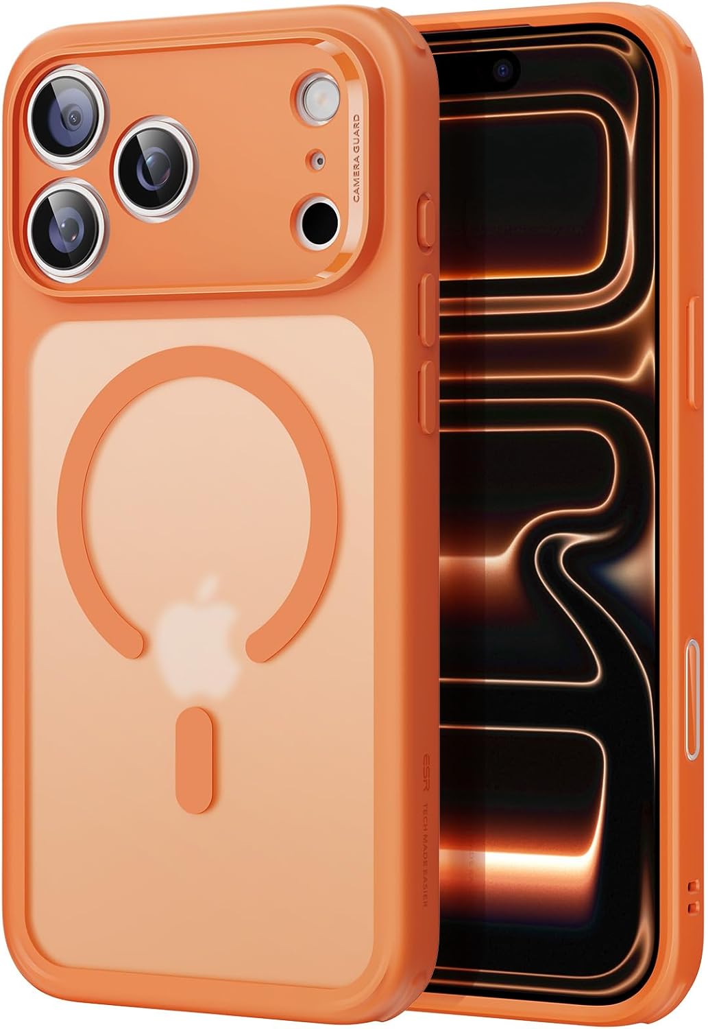 ESR for iPhone 17 Pro Max Case, Camera Control, Compatible with MagSafe, Shockproof Military-Grade Protection, Magnetic Phone Case for iPhone 17 Pro Max, Classic Hybrid Case, Clear