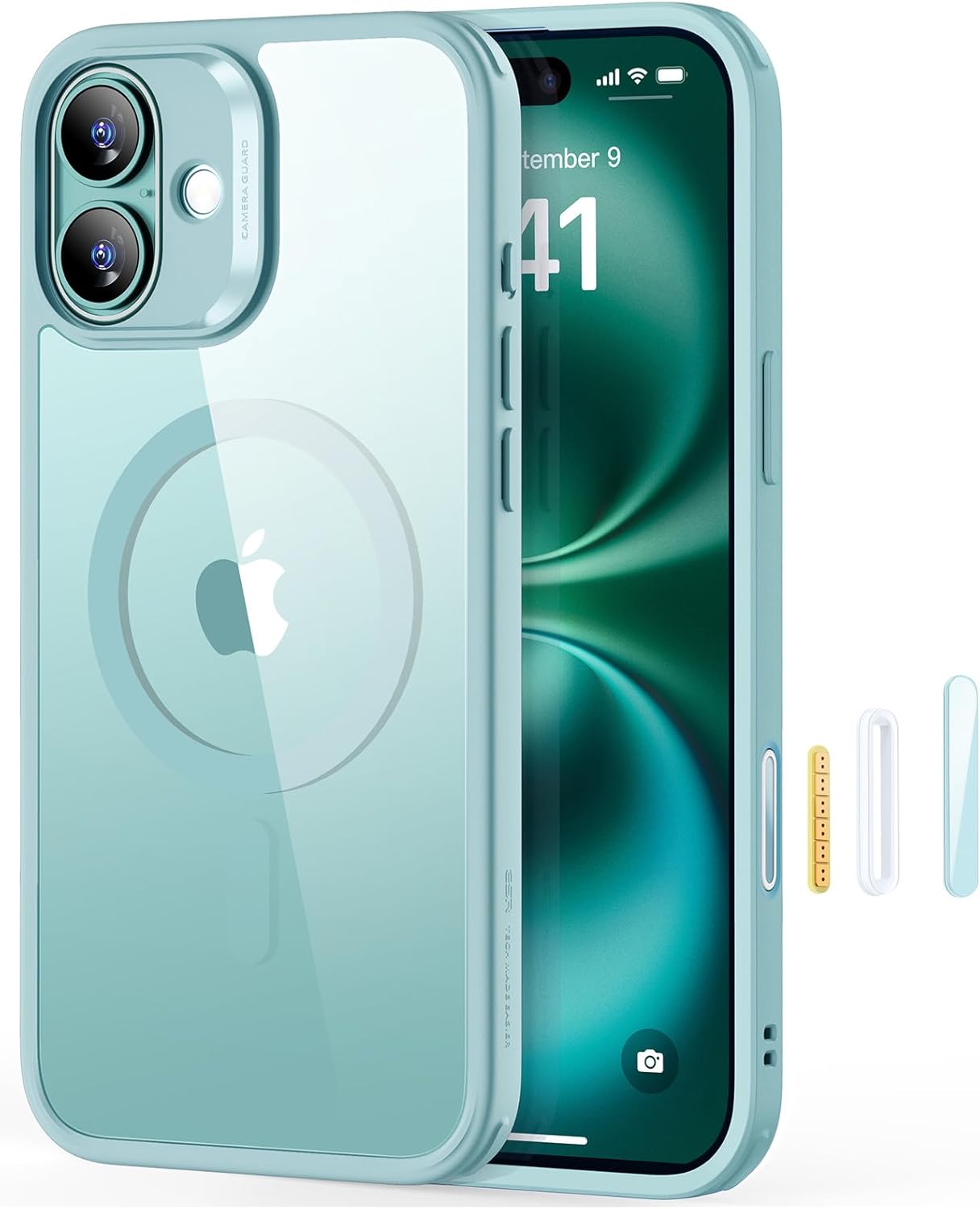 ESR for iPhone 17 Pro Max Case, Camera Control, Compatible with MagSafe, Shockproof Military-Grade Protection, Magnetic Phone Case for iPhone 17 Pro Max, Classic Hybrid Case, Clear