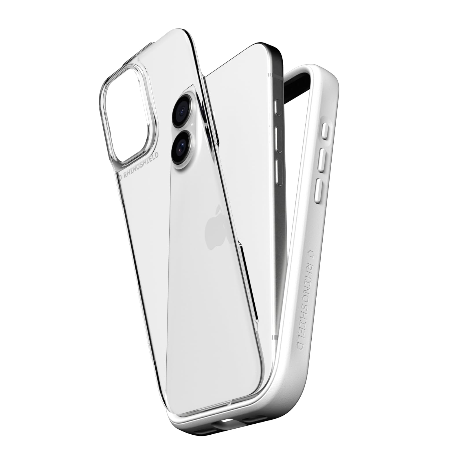 RhinoShield Phone Case Compatible with iPhone 17 Pro Max | Mod NX - Modular Protective Bumper Case Without Backplate, Slim Design, Shockproof with Military Grade Drop Protection - Graphite