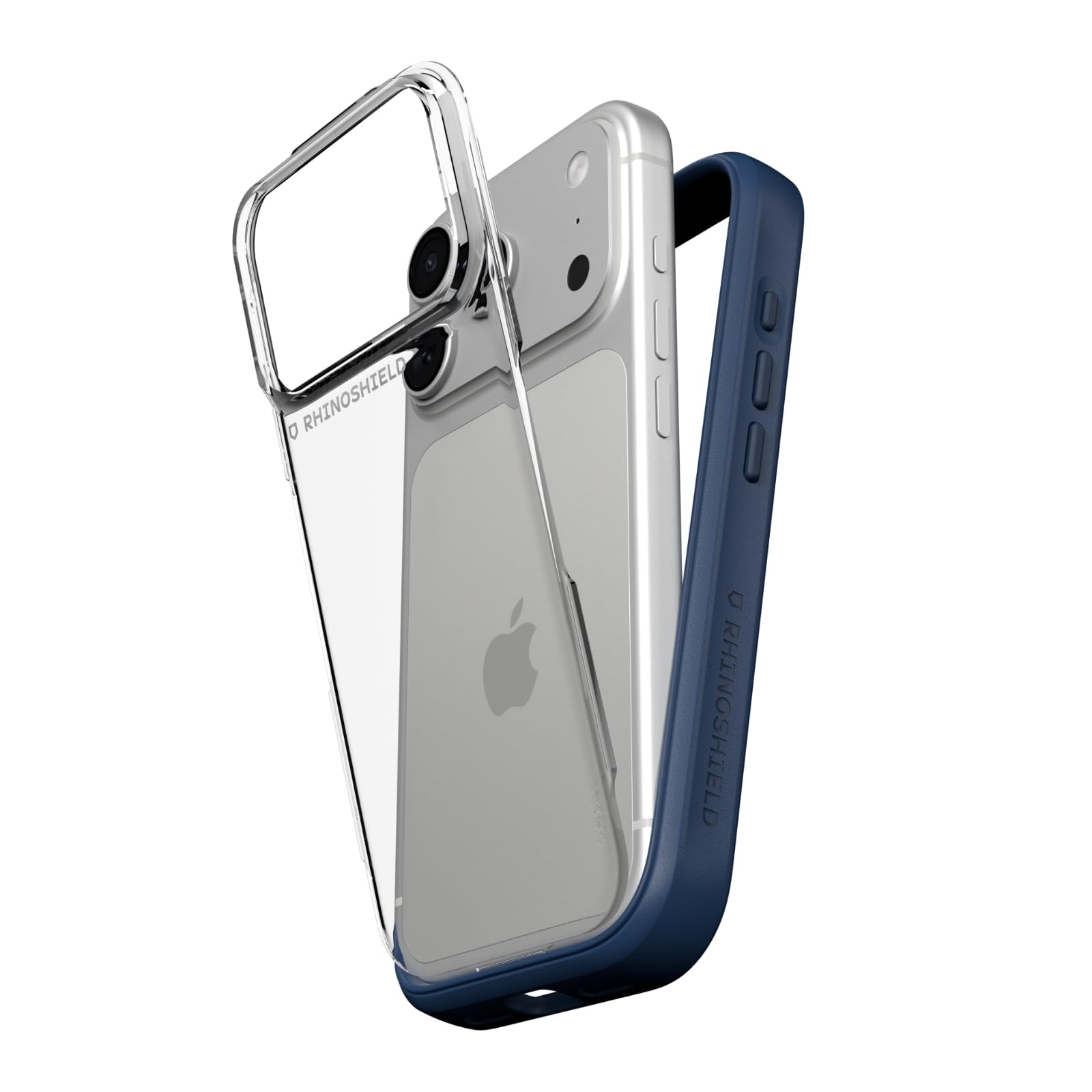 RhinoShield Phone Case Compatible with iPhone 17 Pro Max | Mod NX - Modular Protective Bumper Case Without Backplate, Slim Design, Shockproof with Military Grade Drop Protection - Graphite