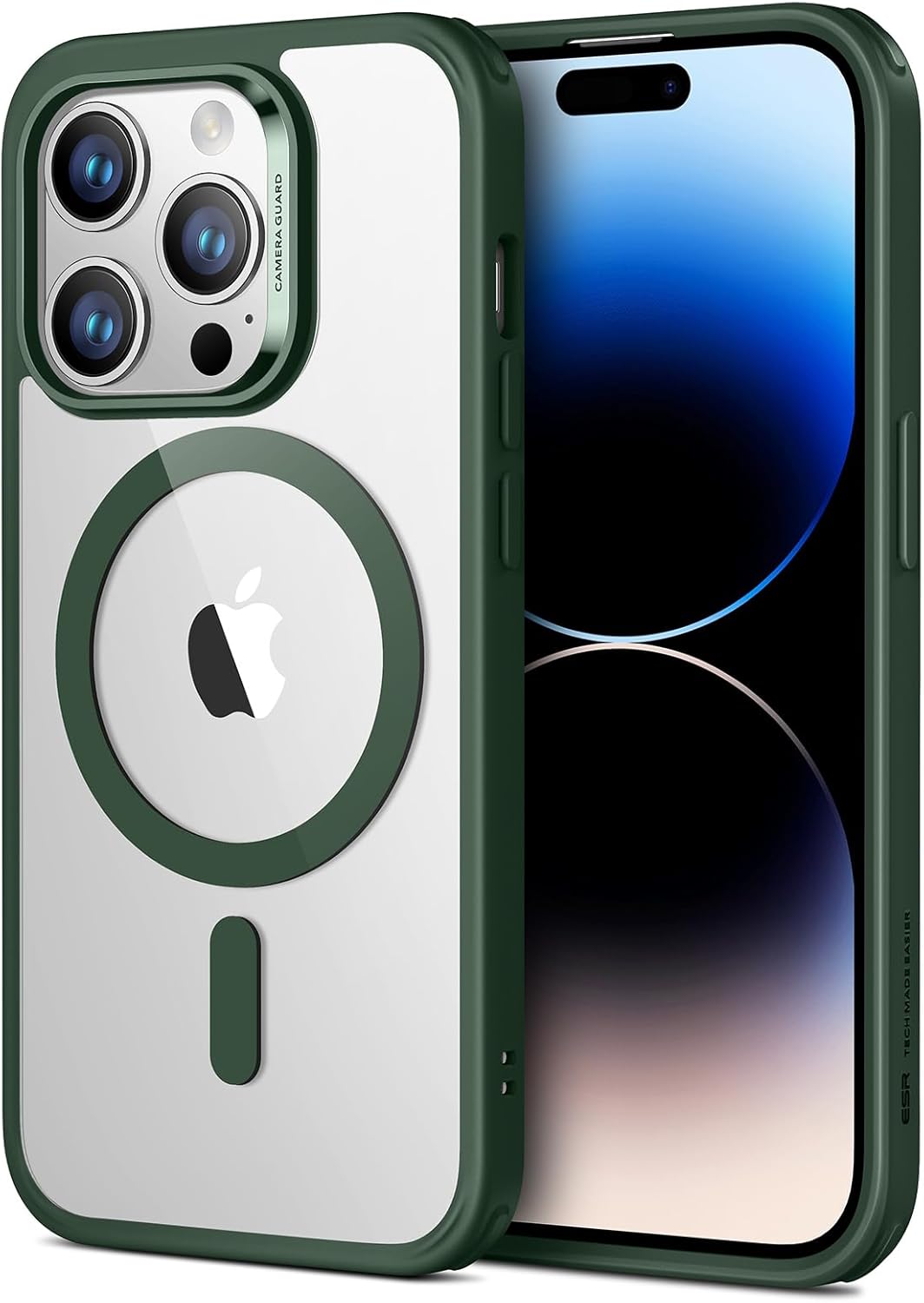 ESR for iPhone 17 Pro Max Case, Camera Control, Compatible with MagSafe, Shockproof Military-Grade Protection, Magnetic Phone Case for iPhone 17 Pro Max, Classic Hybrid Case, Clear