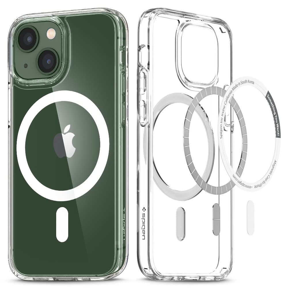 Spigen for iPhone 17 Pro Max Case, Ultra Hybrid MagFit [TPU Covered Camera Control] [Anti-Yellowing] [Compatible with Magsafe] - Clear