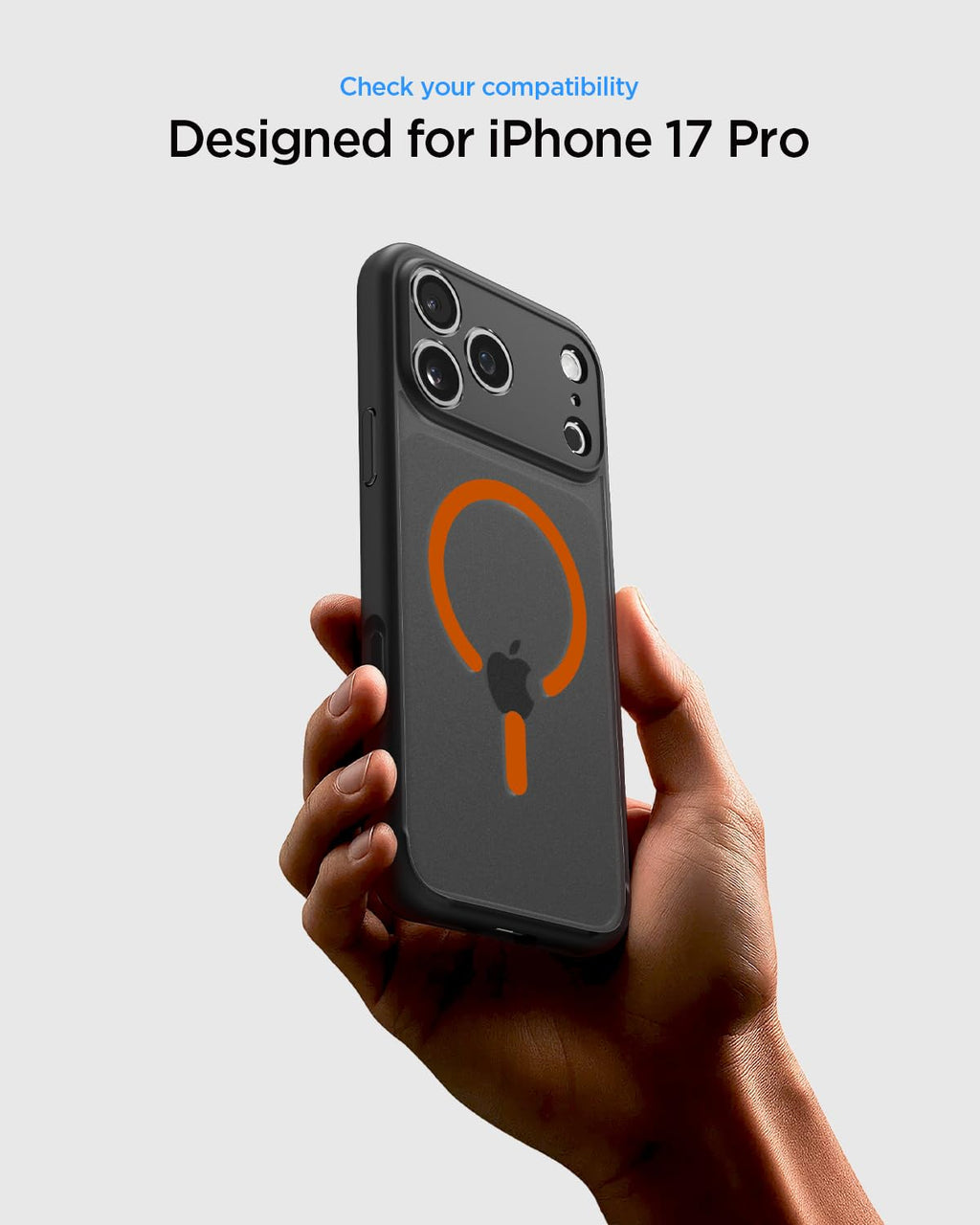 Spigen for iPhone 17 Pro Max Case, Ultra Hybrid MagFit [TPU Covered Camera Control] [Anti-Yellowing] [Compatible with Magsafe] - Clear