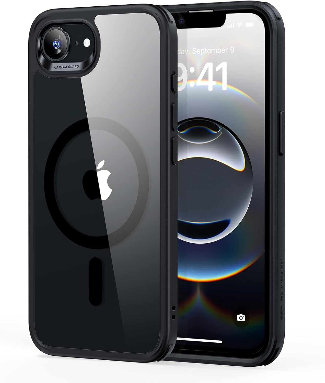 ESR for iPhone 17 Pro Max Case, Camera Control, Compatible with MagSafe, Shockproof Military-Grade Protection, Magnetic Phone Case for iPhone 17 Pro Max, Classic Hybrid Case, Clear