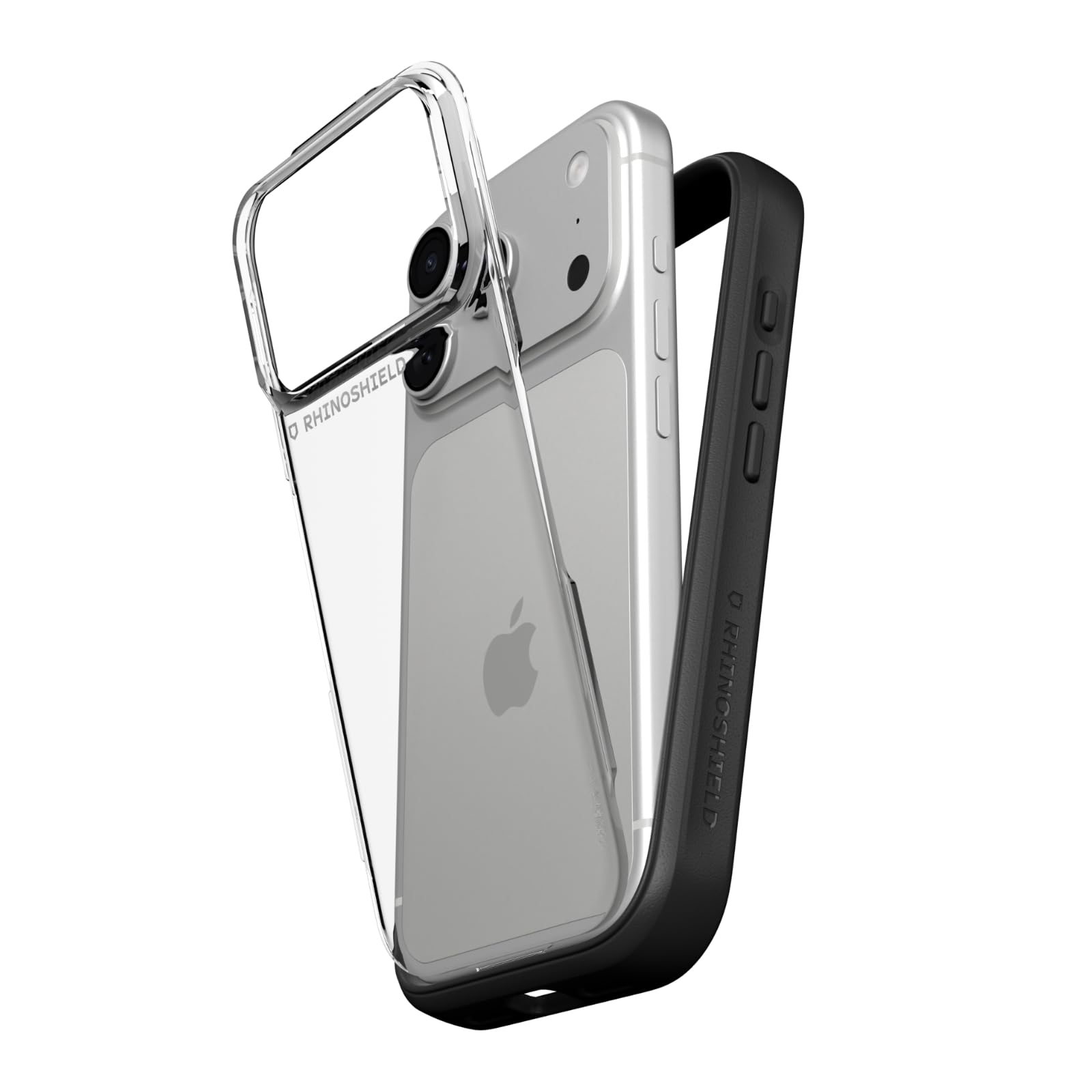 RhinoShield Phone Case Compatible with iPhone 17 Pro Max | Mod NX - Modular Protective Bumper Case Without Backplate, Slim Design, Shockproof with Military Grade Drop Protection - Graphite