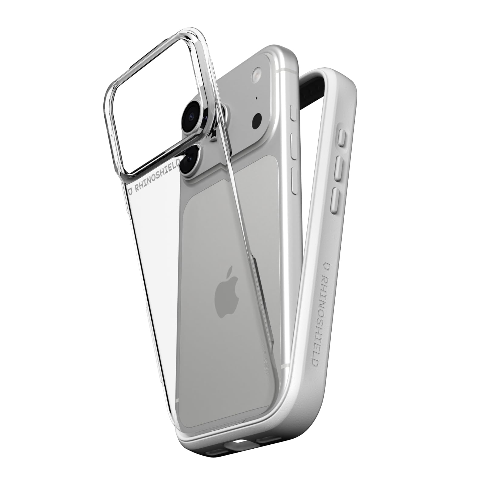 RhinoShield Phone Case Compatible with iPhone 17 Pro Max | Mod NX - Modular Protective Bumper Case Without Backplate, Slim Design, Shockproof with Military Grade Drop Protection - Graphite