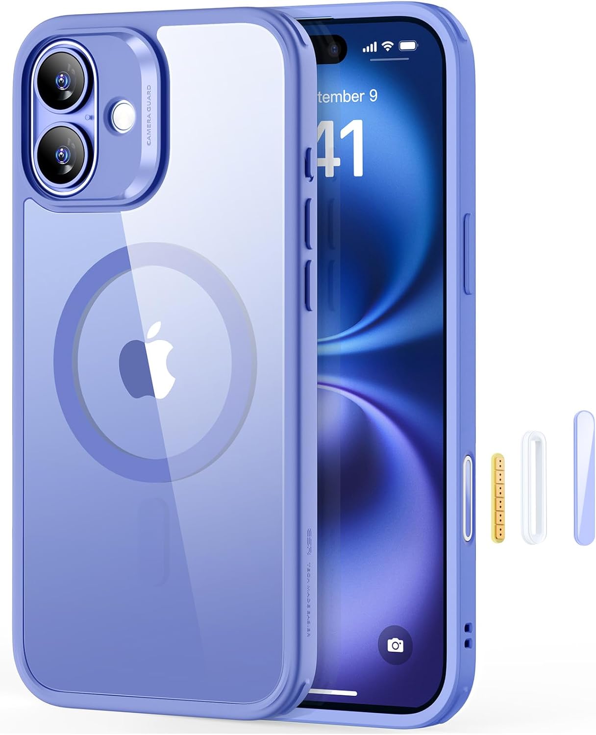 ESR for iPhone 17 Pro Max Case, Camera Control, Compatible with MagSafe, Shockproof Military-Grade Protection, Magnetic Phone Case for iPhone 17 Pro Max, Classic Hybrid Case, Clear