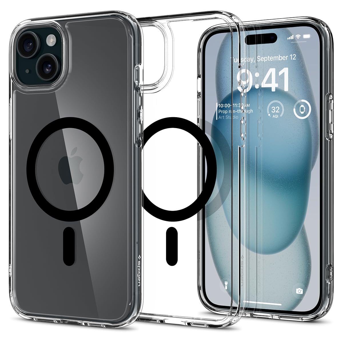 Spigen for iPhone 17 Pro Max Case, Ultra Hybrid MagFit [TPU Covered Camera Control] [Anti-Yellowing] [Compatible with Magsafe] - Clear