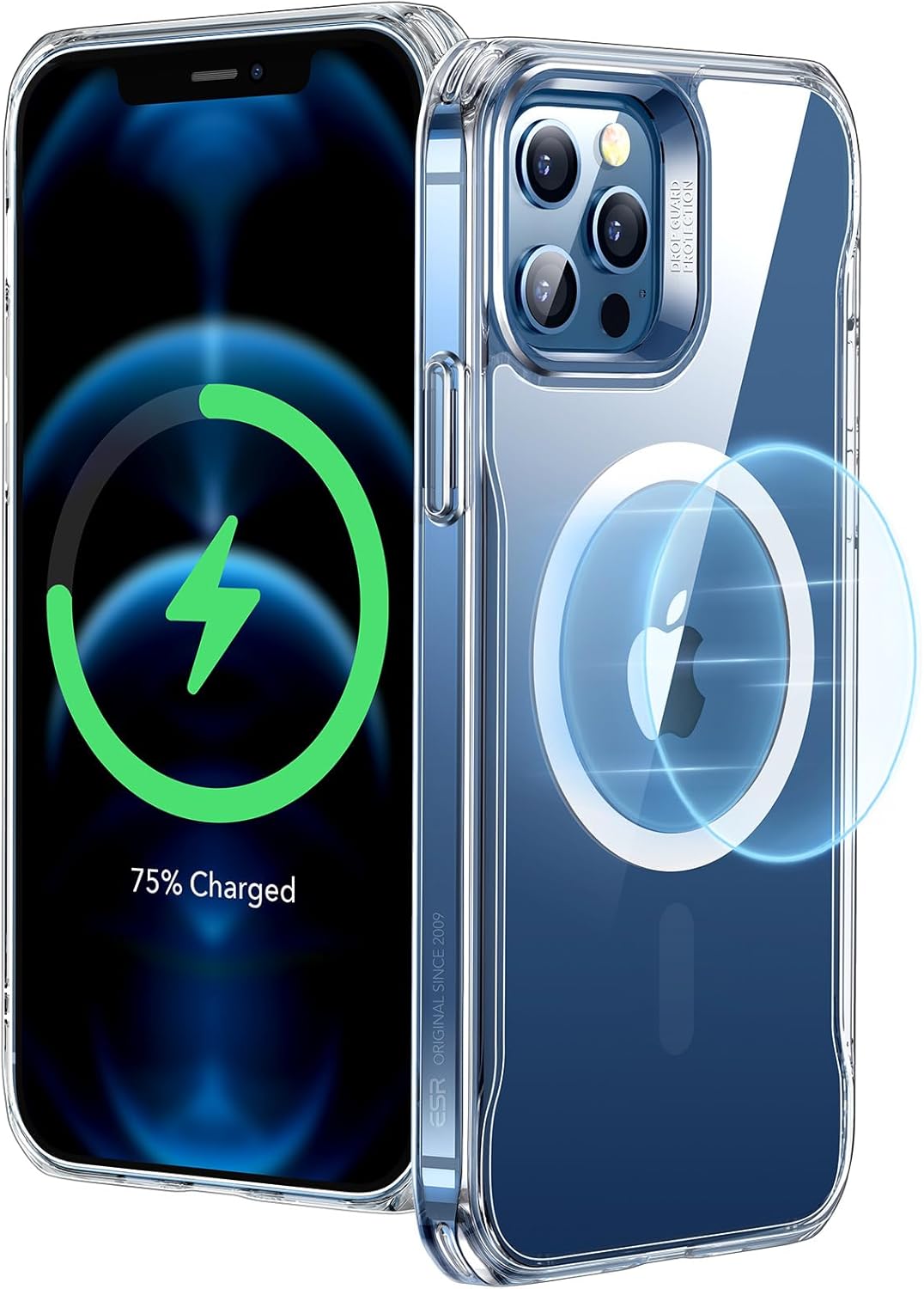 ESR for iPhone 17 Pro Max Case, Camera Control, Compatible with MagSafe, Shockproof Military-Grade Protection, Magnetic Phone Case for iPhone 17 Pro Max, Classic Hybrid Case, Clear