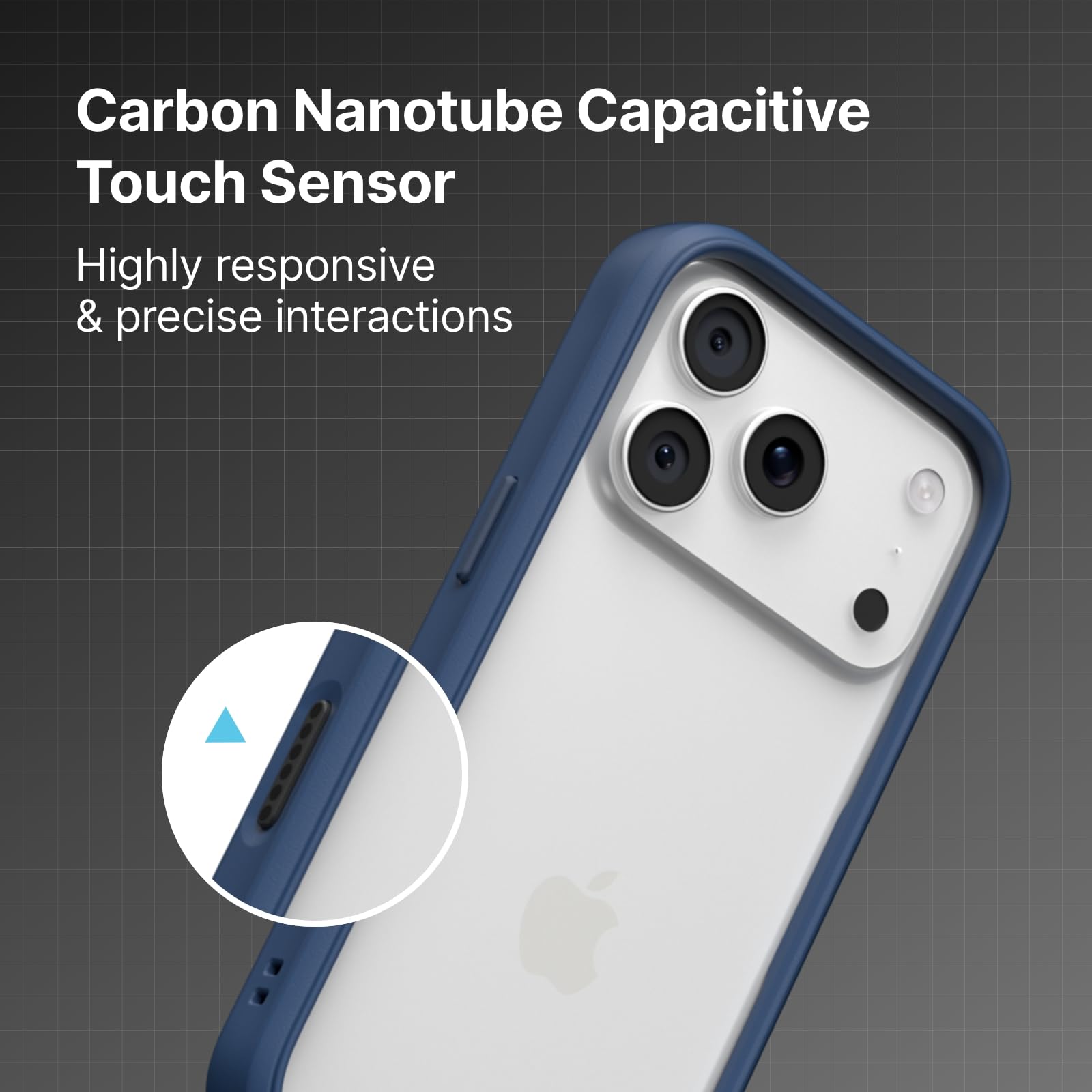 RhinoShield Phone Case Compatible with iPhone 17 Pro Max | Mod NX - Modular Protective Bumper Case Without Backplate, Slim Design, Shockproof with Military Grade Drop Protection - Graphite