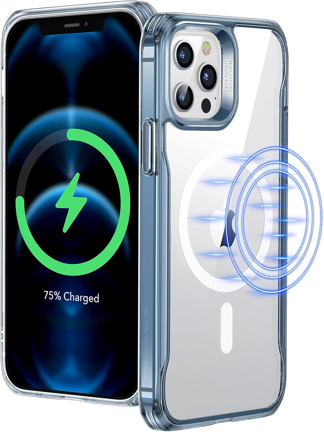 ESR for iPhone 17 Pro Max Case, Camera Control, Compatible with MagSafe, Shockproof Military-Grade Protection, Magnetic Phone Case for iPhone 17 Pro Max, Classic Hybrid Case, Clear