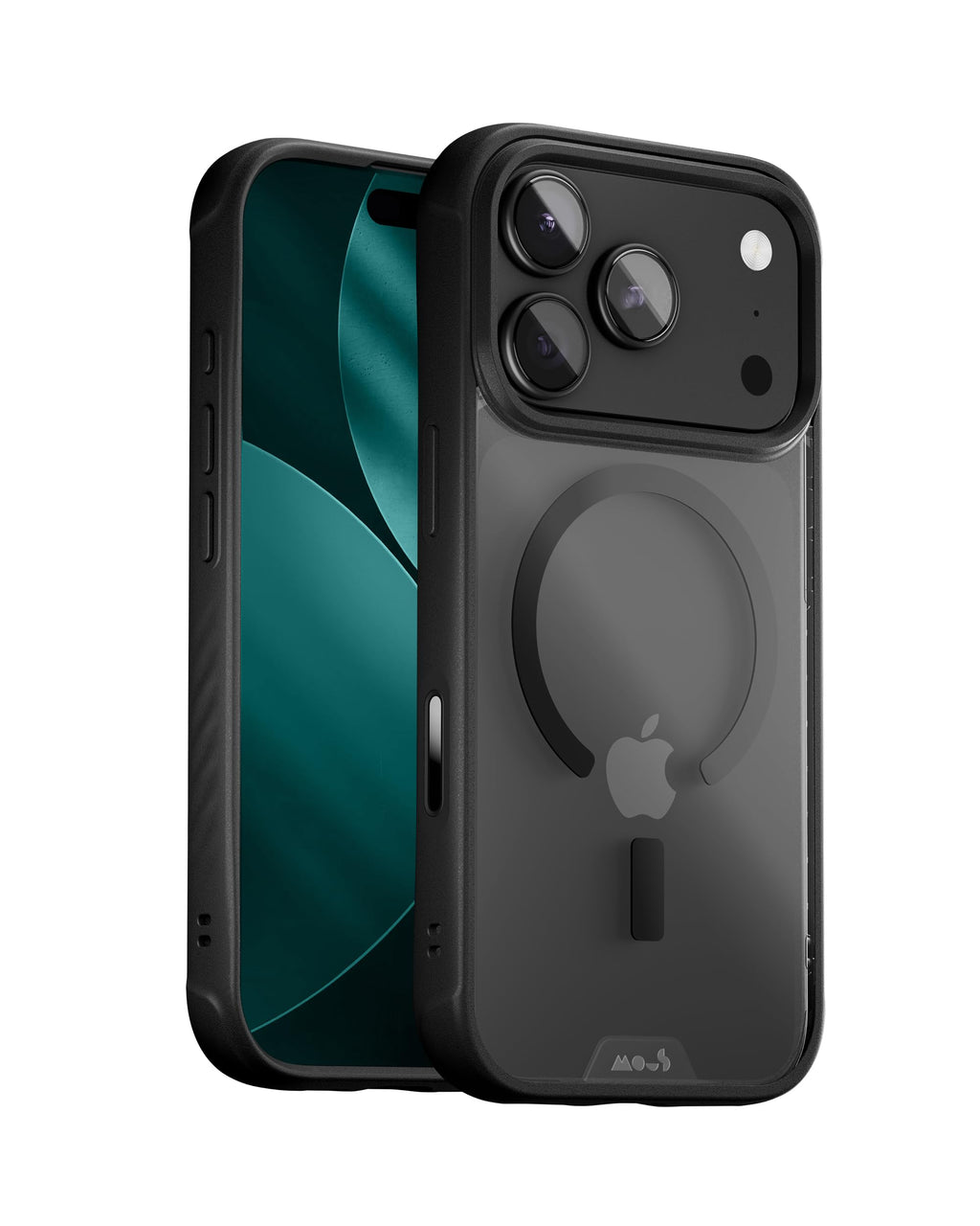 Mous for iPhone 17 Pro Max Case Clear, Compatible with MagSafe [Camera Control Cover] - Clarity - Anti-Yellowing Shockproof Cover for iPhone 17 Pro Max - Scratch Resistant Crystal Clear & Slim Design