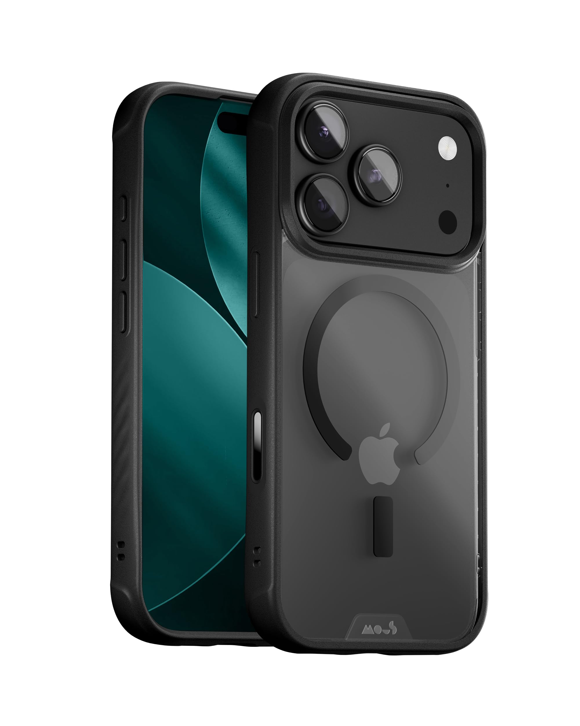 Mous for iPhone 17 Pro Max Case Clear, Compatible with MagSafe [Camera Control Cover] - Clarity - Anti-Yellowing Shockproof Cover for iPhone 17 Pro Max - Scratch Resistant Crystal Clear & Slim Design