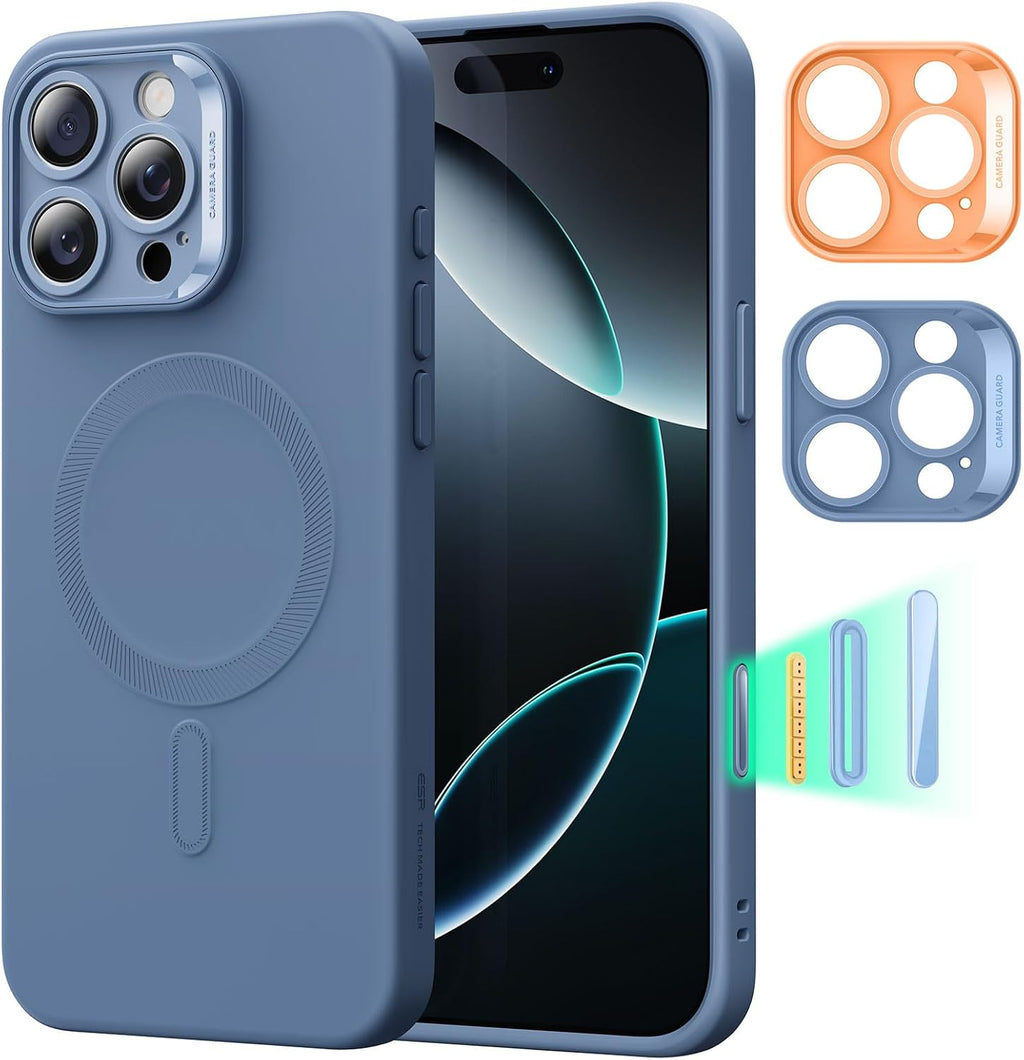 ESR for iPhone 17 Pro Max Case, Camera Control, Compatible with MagSafe, Shockproof Military-Grade Protection, Magnetic Phone Case for iPhone 17 Pro Max, Classic Hybrid Case, Clear