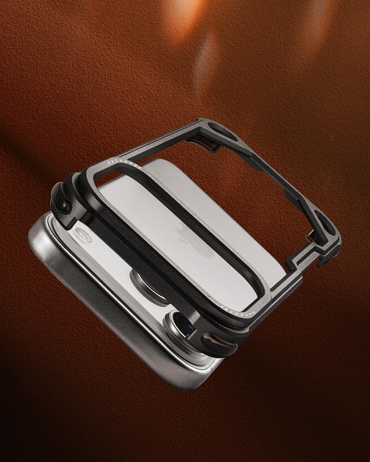 OATSBASF for iPhone 17 Pro Max Bumper Case, No Back Design, Aluminum Frame Slim Fit, Compatible with MagSafe, 4 Corner Shockproof Protection, Natural Titanium