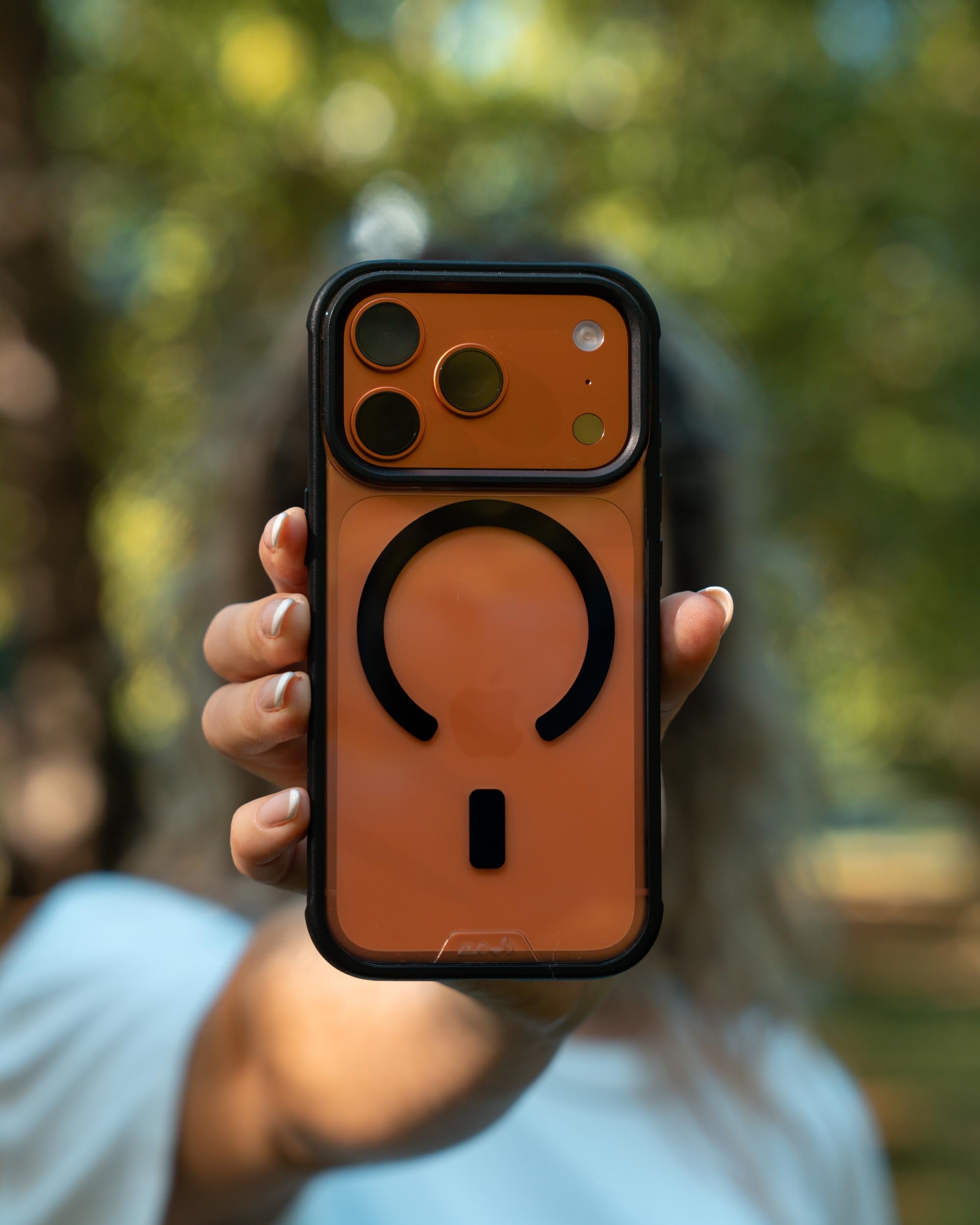 Mous for iPhone 17 Pro Max Case Clear, Compatible with MagSafe [Camera Control Cover] - Clarity - Anti-Yellowing Shockproof Cover for iPhone 17 Pro Max - Scratch Resistant Crystal Clear & Slim Design