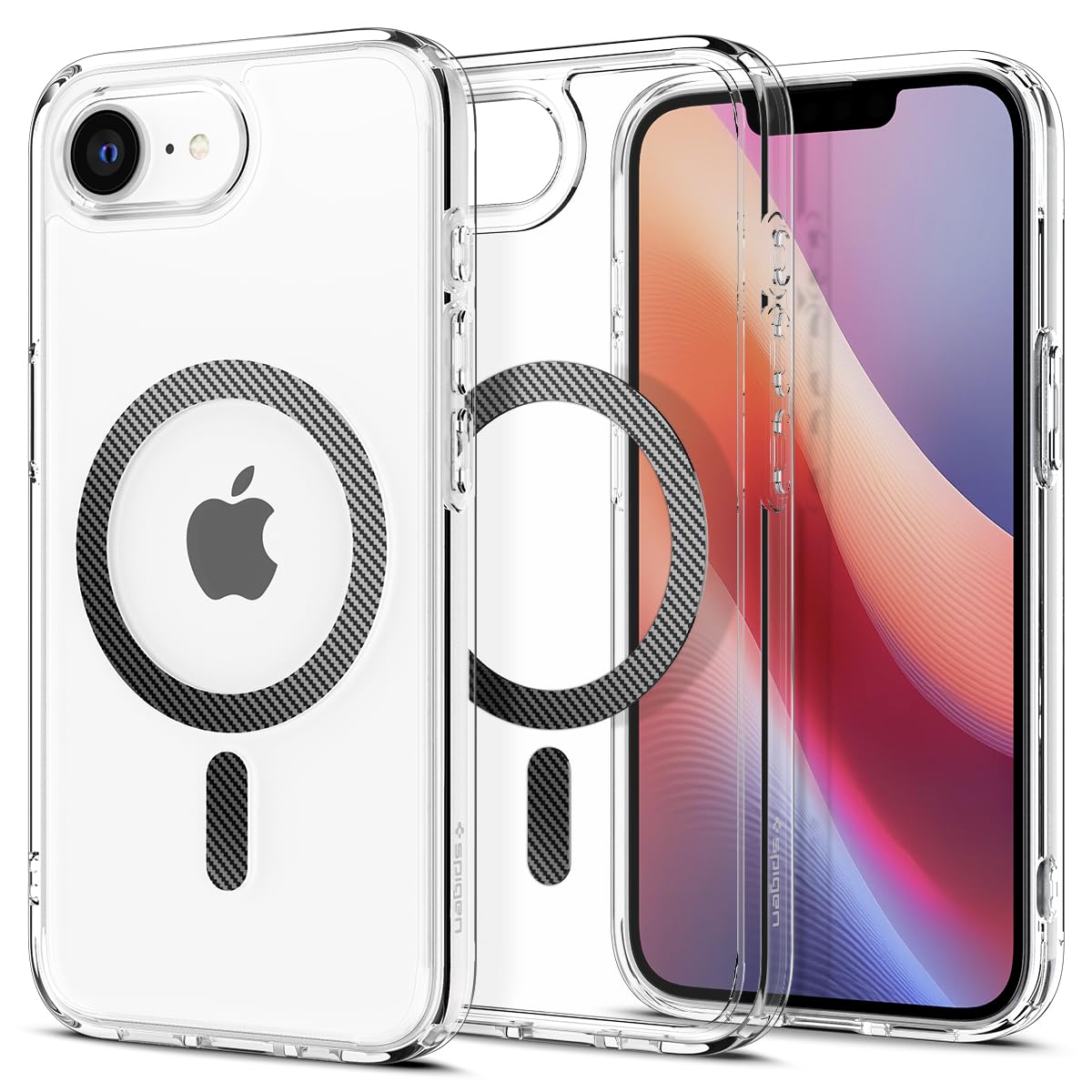 Spigen for iPhone 17 Pro Max Case, Ultra Hybrid MagFit [TPU Covered Camera Control] [Anti-Yellowing] [Compatible with Magsafe] - Clear