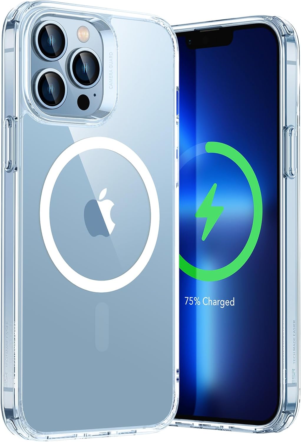 ESR for iPhone 17 Pro Max Case, Camera Control, Compatible with MagSafe, Shockproof Military-Grade Protection, Magnetic Phone Case for iPhone 17 Pro Max, Classic Hybrid Case, Clear