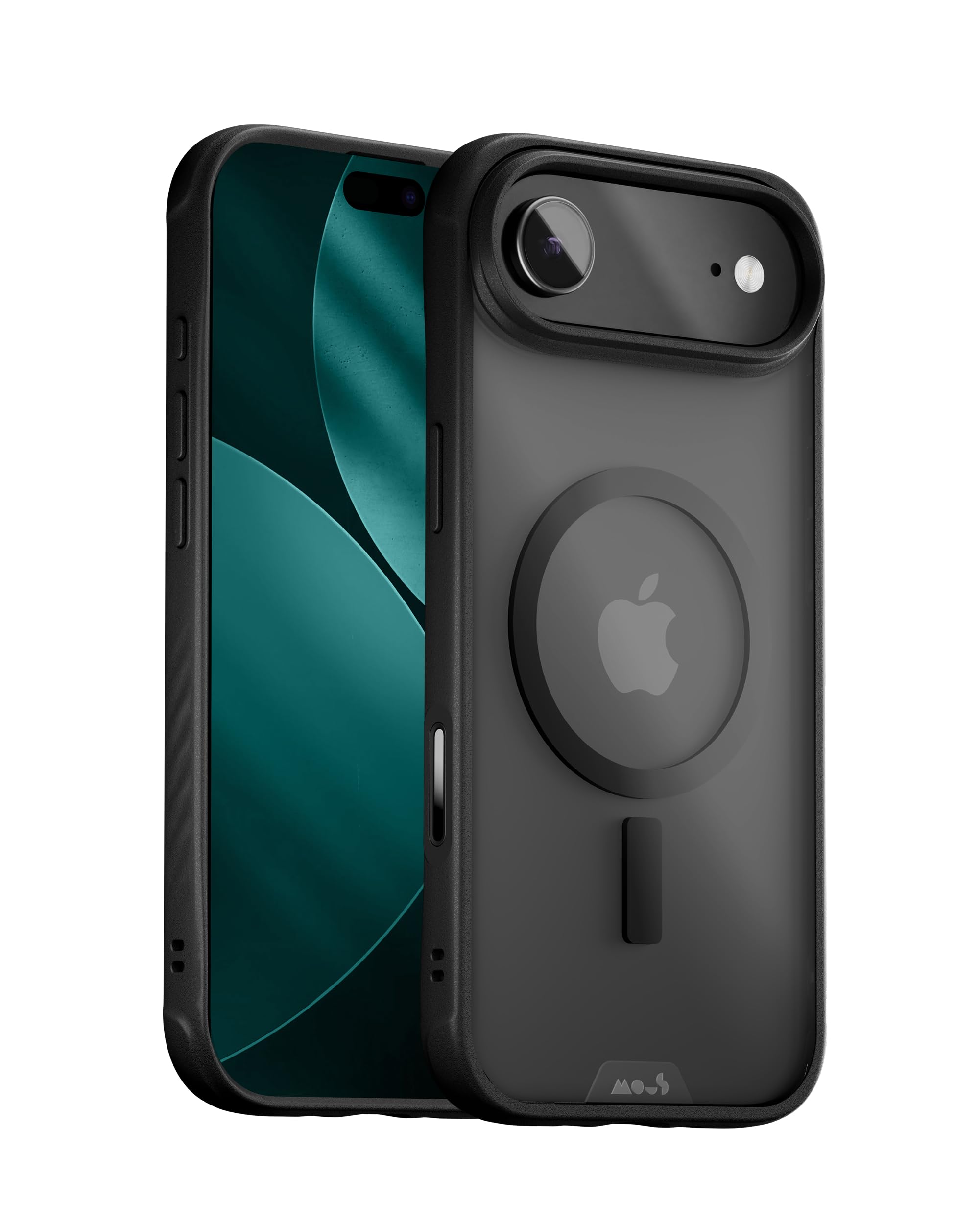 Mous for iPhone 17 Pro Max Case Clear, Compatible with MagSafe [Camera Control Cover] - Clarity - Anti-Yellowing Shockproof Cover for iPhone 17 Pro Max - Scratch Resistant Crystal Clear & Slim Design