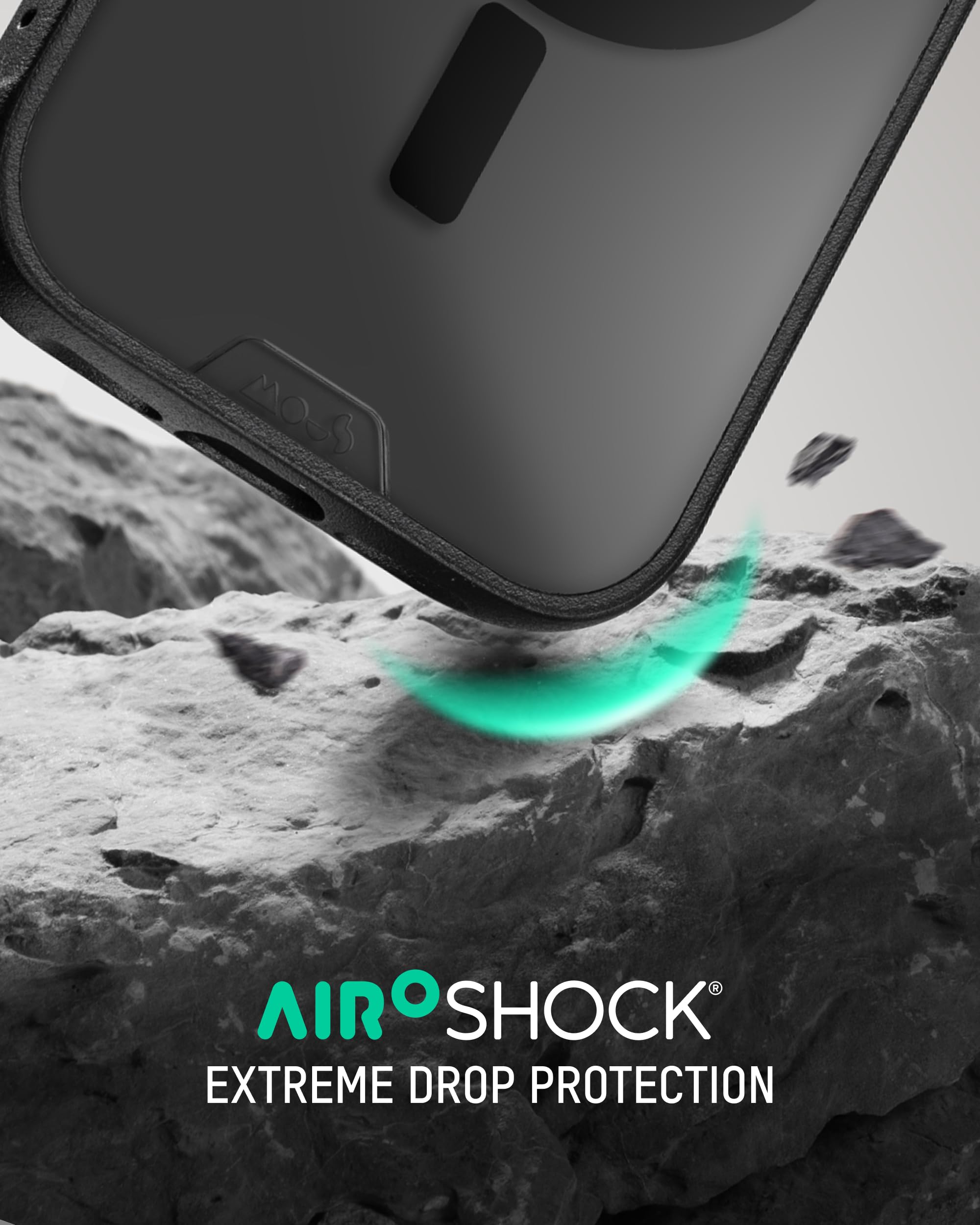 Mous for iPhone 17 Pro Max Case Clear, Compatible with MagSafe [Camera Control Cover] - Clarity - Anti-Yellowing Shockproof Cover for iPhone 17 Pro Max - Scratch Resistant Crystal Clear & Slim Design