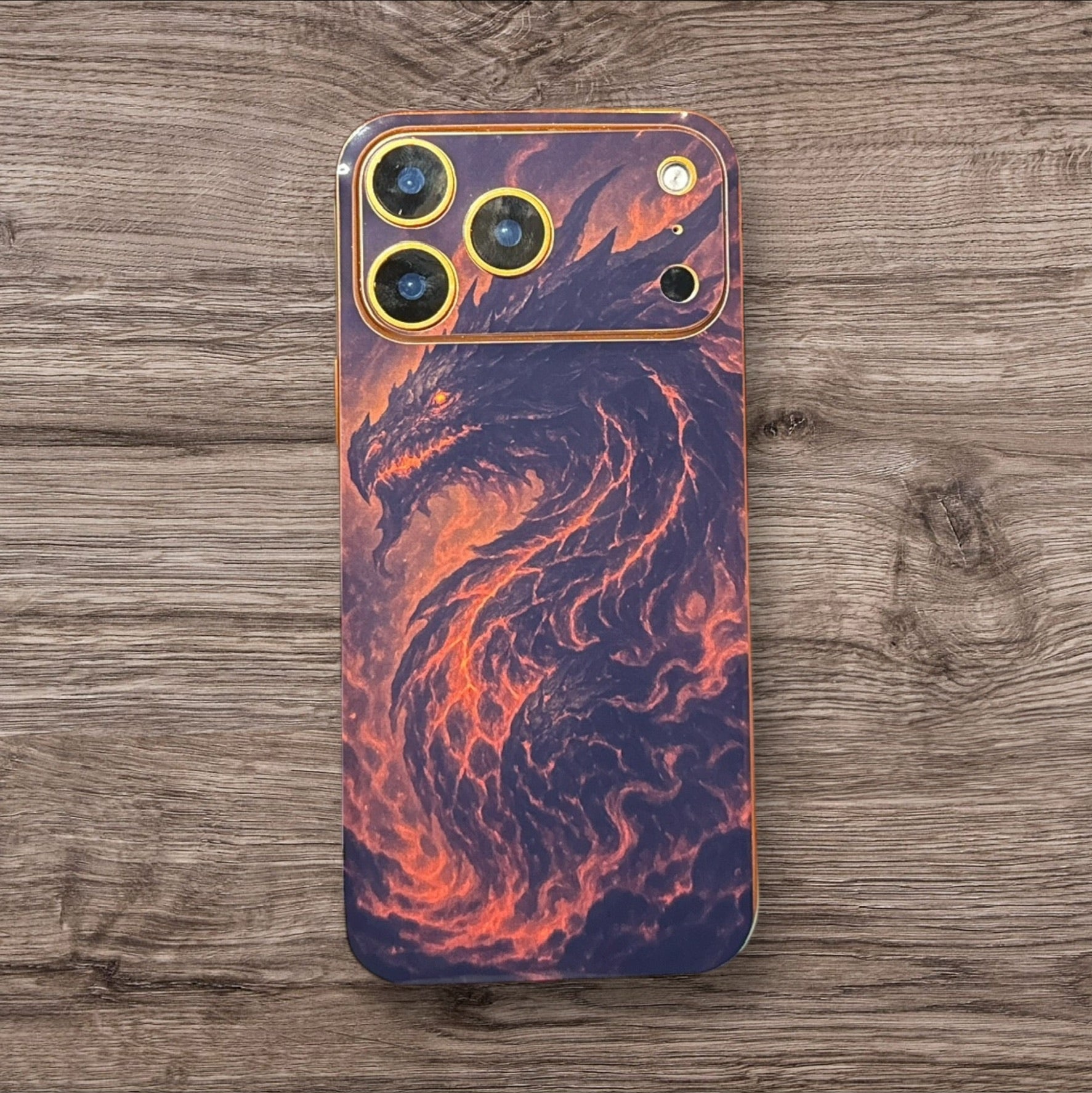 Magma Dragon iPhone Skin